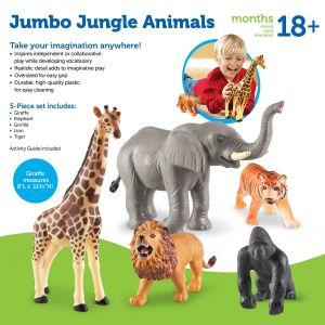Learning Resources Животни, екзотични, 5 броя