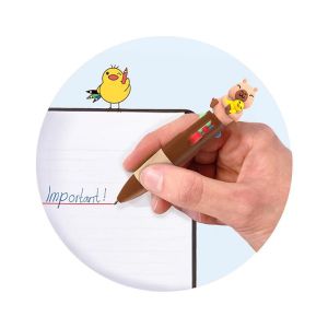 Многоцветна химикалка с фигурка Trendhaus Capybara