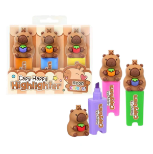 К-кт текстмаркери Trendhaus Capybara, 3 броя