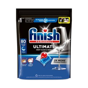 Таблетки за съдомиялна Finish Power All in one, 80 броя