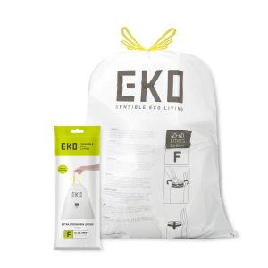 Торби за смет Eko, тип F, с връзка, 40-60 L, 12 броя