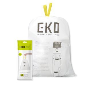 Торби за смет Eko, тип C, с връзка, 10-15 L, 20 броя