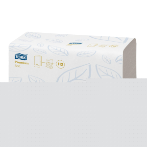 Кърпи за ръце Tork Xpress H2, двупластови, целулозни, 150 къса, 21 броя