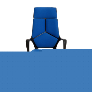 Директорски стол Force Black, текстил, Tilt механизъм, до 120 kg, тъмносин