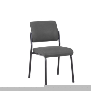 Посетителски стол RFG Solid M, текстил, метална основа, до 150 kg, сив, 4 броя в комплект