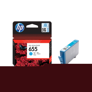 Оригинален патрон HP CZ110AE, NO655, 600 страници/5%, Cyan