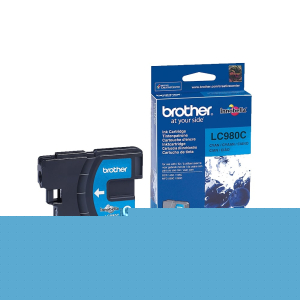 Оригинален патрон Brother LC980, 260 страници/5%, Cyan