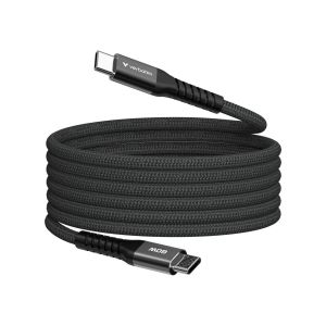 Кабел Verbatim Sync & Charge, магнитен, USB Type-C към USB Type-C, 60 W, 120 cm, черен