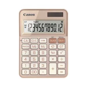Настолен калкулатор Canon KS-125KB, 12-разряден, розово злато