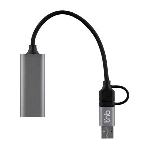 USB Хъб TNB, USB Type-A/USB Type-C към RJ45, 2.5 Gbps