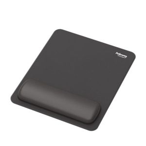 Пад за мишка Fellowes Breyta Hex, 20 x 24 cm, черен