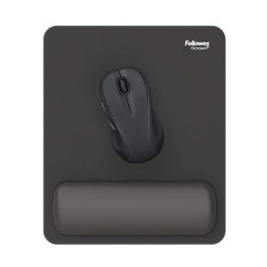 Пад за мишка Fellowes Breyta Hex, 20 x 24 cm, черен