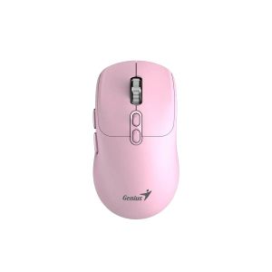 Мишка Genius NX-8080S, безжична, Bluetooth, Bluetooth/USB, 7 бутона, AA, розова