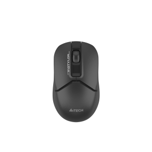 Мишка A4Tech Fstyler FG12S, безжична, безшумна, 3 бутона, AA, черна