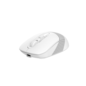 Мишка A4Tech Fstyler FB10CS, безшумна, 2.4 GHz, Bluetooth, бяла
