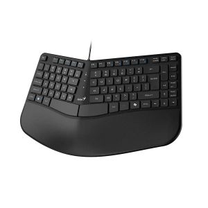 Клавиатура Genius Ergo KB-700, с кабел 1.5 m, USB, 12 бързи бутона, черна