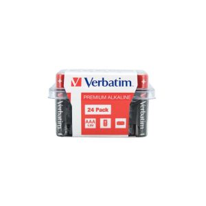 Алкална батерия Verbatim, AAA, 1.5 V, 24 броя
