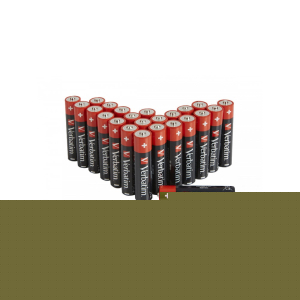 Алкална батерия Verbatim, AAA, 1.5 V, 24 броя