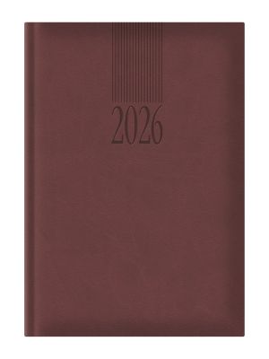 Календар-бележник Castelli Tucson A5, 2026, бордо