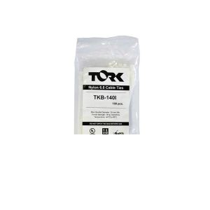 Кабелни връзки Tork, 150 х 2.5 mm, бели, 100 броя