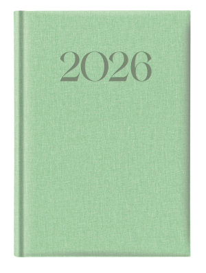 Календар-бележник Castelli Biella 894 A5, 2026, зелен