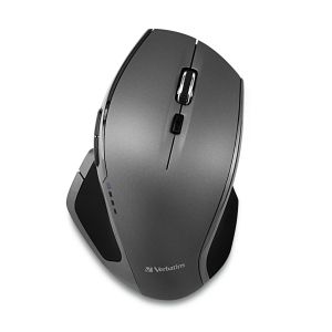 Мишка Verbatim Blue Led, ергономична, безжична, 8 бутона, USB
