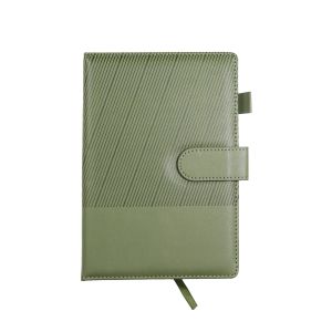 Office 1 Бележник, с магнитно закопчаване, без дати, А5, зелен
