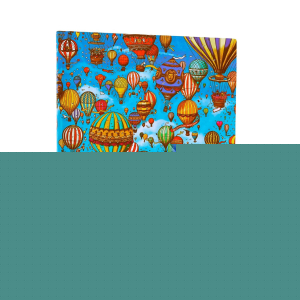 Paperblanks Тефтер Balloon Festival, Ultra, широки редове, мека корица, 88 листа