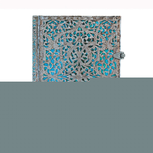 Paperblanks Тефтер Maya Blue, Midi, широки редове, твърда корица, 120 листа