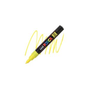 Перманентен маркер Uni Posca PC-1M водна основа Жълт
