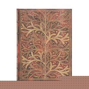 Paperblanks Тефтер Wildwood, 180 х 230 mm, широки редове, твърда корица, 72 листа