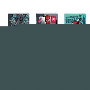 Тетрадка Best Buy Premium, Spiderman, A5, бели листове, офсетова хартия, 50 листа, асорти, 1 брой