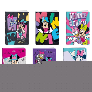 Тетрадка Best Buy Premium, Minnie Mouse, A5, бели листове, офсетова хартия, 50 листа, асорти, 1 брой