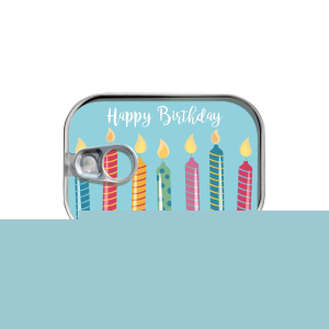 Gespaensterwald Картичка-консерва, Happy Birthday candles