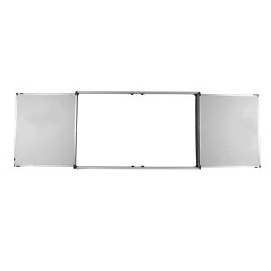 Office 1 Система бяла дъска Wings, магнитна, с 2 крила, за дисплей 75''