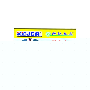KEJEA Бадж, с игла и щипка, правоъгълен, 65 х 32 mm, прозрачен