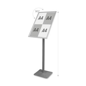 Premium Инфо-дисплей, A2, сребрист