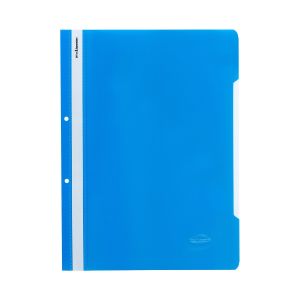 Office 1 Папка, PP, с перфорация, синя, 50 броя