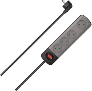 Разклонител HAMA 4 гнезда 1.5м.