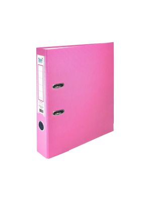Colori Класьор, 5 cm, PP, с метален кант, несглобен, розов, 50 броя