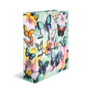 Herma Класьор, картонен, 7 cm, пеперуди