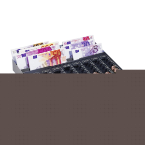 Durable Монетник Uroboard, в евро, XL, пластмасов, сив
