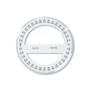 Транспортир Koh I Noor 360/125 прозрачен