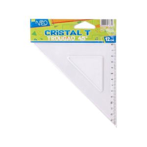 Триъгълник Sazio Cristal T, 45°, 13 cm