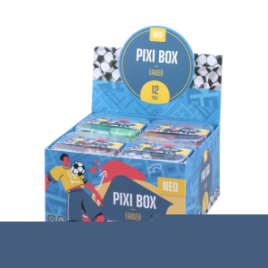 Гуми за молив Sazio Pixi Box, спортни топки, в кутийка, асорти