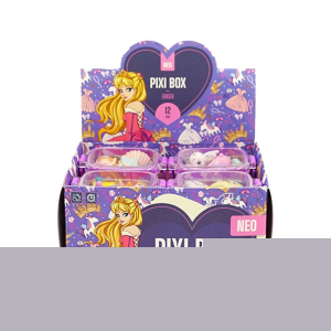 Гуми за молив Sazio Pixi Box, принцеси, в кутийка, асорти