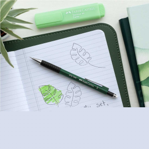 Faber-Castell Автоматичен молив Grip 1345, 0.5 mm, зелен