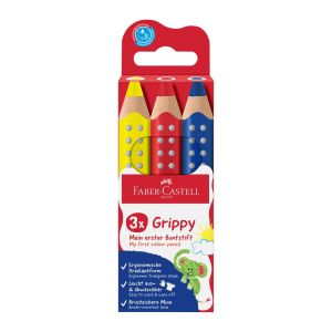 Faber-Castell Моливи Grippy, 3 цвята