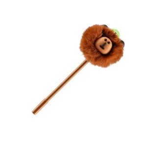 Химикалка Sazio Pom-Pom, с декорация капибара, асорти