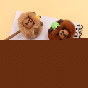 Химикалка Sazio Pom-Pom, с декорация капибара, асорти